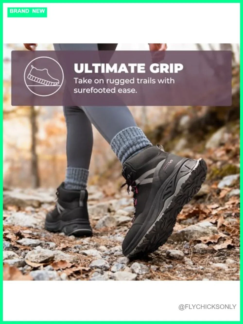 Waterproof Hiking Boots Lightweight Non-Slip Ankle Boot Outdoor Trekking